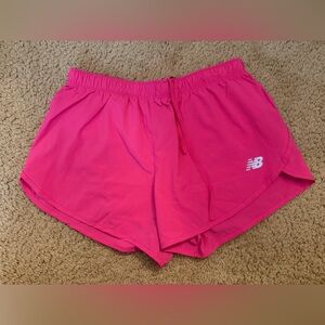 New Balance Women's Vibrant Pink Athletic Shorts